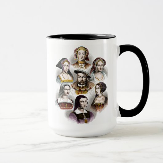 Mug Le Roi Henry VIII de l'Angleterre | ses six (Droite)