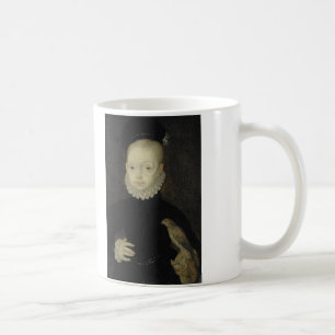 Mug Le roi James VI avec le faucon des moineaux - 1574