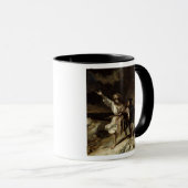 Mug Le Roi Lear et l'imbécile dans la tempête (Devant droit)