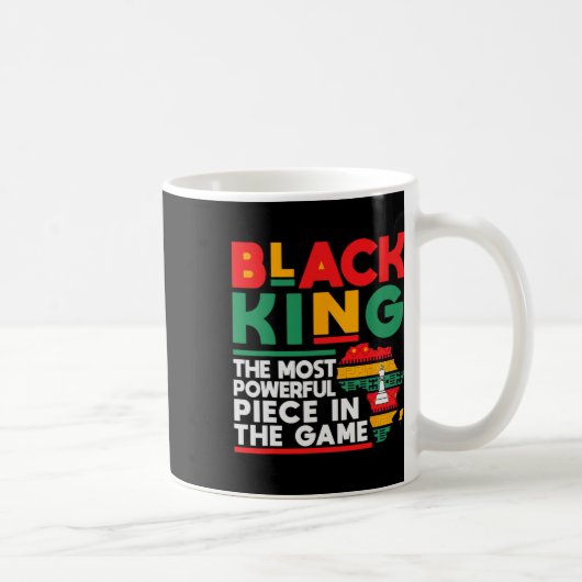 Mug Le Roi Noir La Pièce La Plus Puissante Histoire No (Droite)