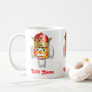 Mug Le Roi With Gold Crown de casse-noix de Noël