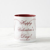 Mug Le ~ ROSE de VALENTINE sur le blanc (Centre)