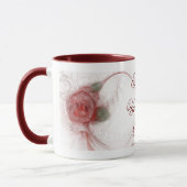 Mug Le ~ ROSE de VALENTINE sur le blanc (Gauche)