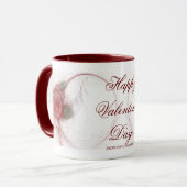 Mug Le ~ ROSE de VALENTINE sur le blanc (Devant gauche)