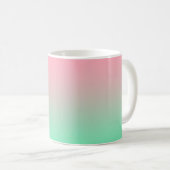 Mug Le rose pastel et le vert pâle devraient toujours (Devant droit)