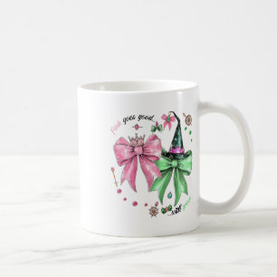Mug Le rose Va Bien Avec La Sorcière D'Halloween Drôle