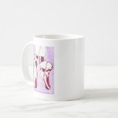 Mug Le rouge chausse des pantoufles de ballet (Devant gauche)