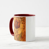 Mug Le rouge fleurit II (Devant gauche)