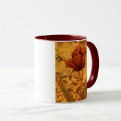 Mug Le rouge fleurit II (Devant droit)
