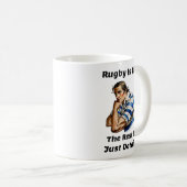 Mug Le rugby, c'est la boule de vie (Devant droit)