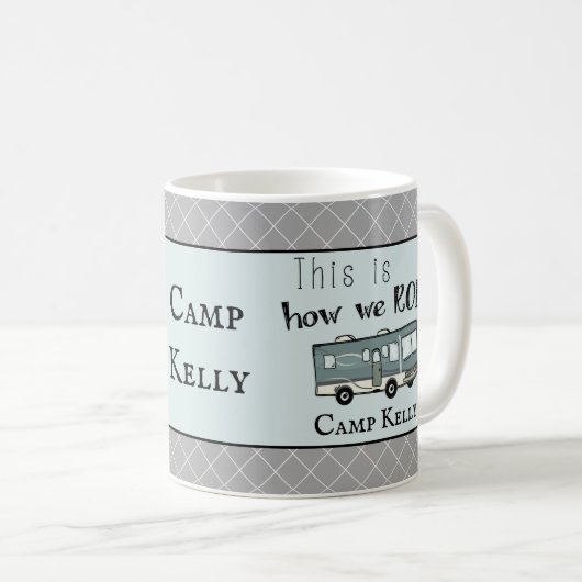 Mug Le rv campant mignon "ceci est comment nous (Devant droit)