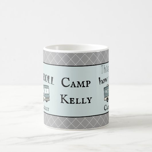 Mug Le rv campant mignon "ceci est comment nous (Centre)