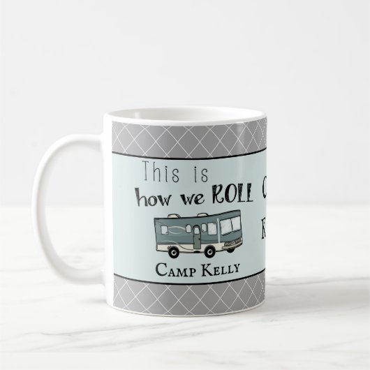 Mug Le rv campant mignon "ceci est comment nous (Gauche)