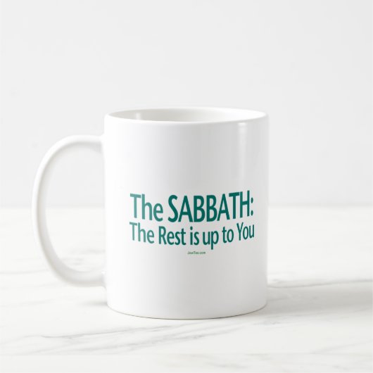 Mug Le sabbat le repos incombe à vous (Gauche)