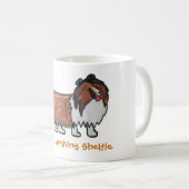 Mug Le sable riant Sheltie (Devant droit)