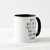 Mug Le Sage a Dit Déménagé dans le Maine (Devant droit)
