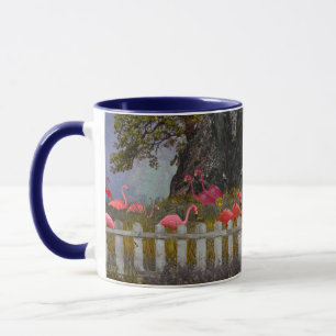 Mug Le Sanctuaire de Flamant rose en plastique rose de