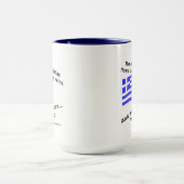 Mug Le sang de la Grèce coule parfois dans les veines (Centre)