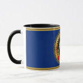 Mug Le sang du crâne de sucre bouillonnant d'intimidat (Gauche)