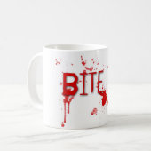 Mug Le sang vrai "me mordent " (Devant gauche)