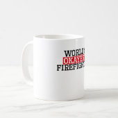 Mug le sapeur-pompier okayest du monde, #Firefighter (Devant gauche)