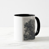 Mug Le saule (gravure à l'eau-forte) (Devant droit)