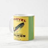 Mug le saumon de merveille des années 1930 peut (Devant gauche)