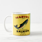 Mug le saumon de merveille des années 1930 peut (Gauche)