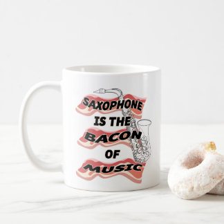 Mug Le saxophone est le lard de la musique