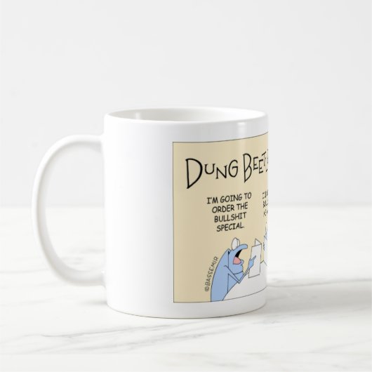 Mug Le scarabée de Dung sain (Gauche)