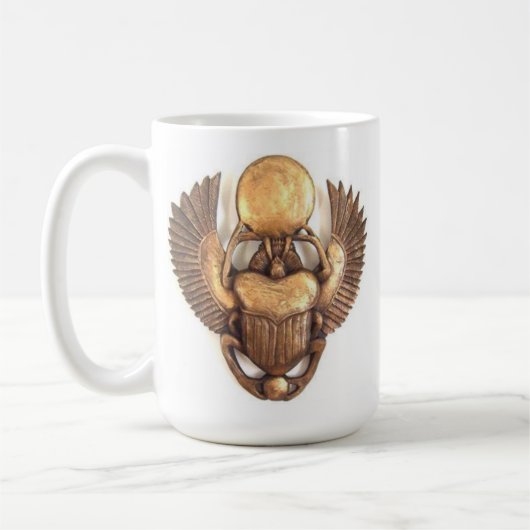 Mug Le scarabée pharaonique en or (Gauche)