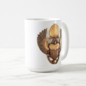 Mug Le scarabée pharaonique en or (Devant droit)