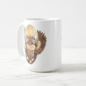 Mug Le scarabée pharaonique en or (Devant gauche)