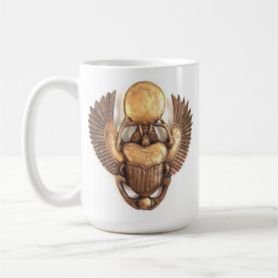 Mug Le scarabée pharaonique en or