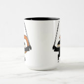 Mug Le schéma 4 de Ninja de gingembre (Centre)
