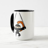 Mug Le schéma 4 de Ninja de gingembre (Devant gauche)