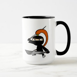 Mug Le schéma 5 de Ninja de gingembre