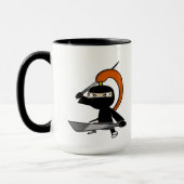 Mug Le schéma 5 de Ninja de gingembre (Gauche)