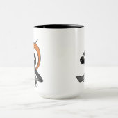 Mug Le schéma 5 de Ninja de gingembre (Centre)