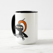 Mug Le schéma 5 de Ninja de gingembre (Devant gauche)