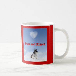 Mug Le Schnauzer miniature étreint et embrasse la