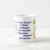 Mug Le Scorpion-style 2 de zodiaque NON ENORME (Centre)