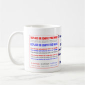 Mug Le Scorpion-style 2 de zodiaque NON ENORME (Gauche)