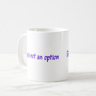 Mug Le Sec N'Est Pas Une Option Pourpre