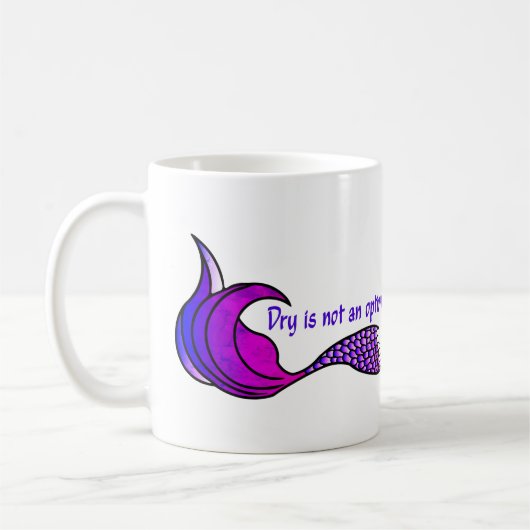Mug Le Sec N'Est Pas Une Option Tie Dye rose/violet (Gauche)