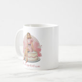Mug « Le Secret, c'est Moi » Rétro Féminin (Devant gauche)