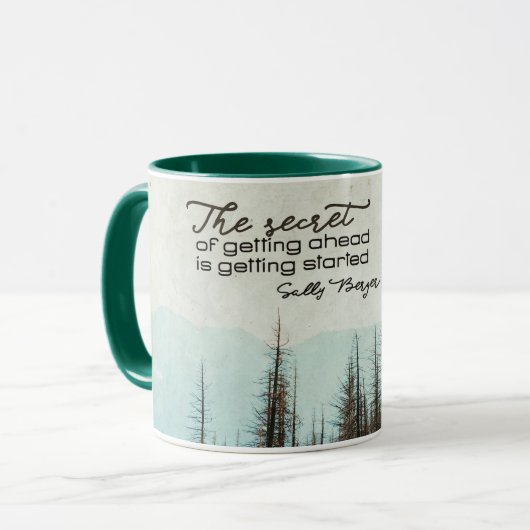 Mug Le Secret D'Avancer (Devant gauche)