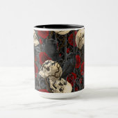 Mug Le secret de Raven. Illustration gothique sombre e (Centre)