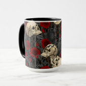 Mug Le secret de Raven. Illustration gothique sombre e (Devant gauche)