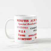 Mug Le secrétaire général d'Annoying Funny Company (Gauche)